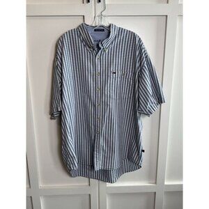 BB Classics Cotton Plaid Short Sleeve Button-down XXL